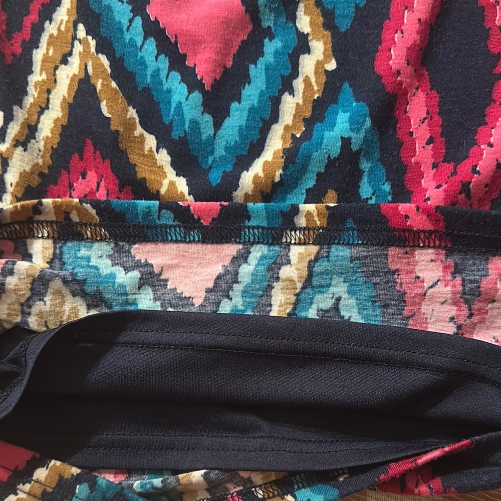 Colorful Geometric Pattern Dress - Picture 4 of 4
